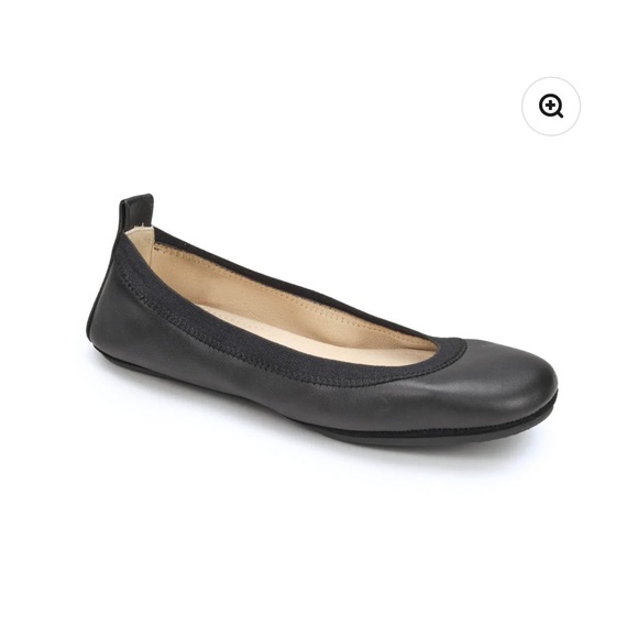 Yosi Samra Samara‎ Foldable Ballet Black Flats Size 7 - Picture 1 of 10